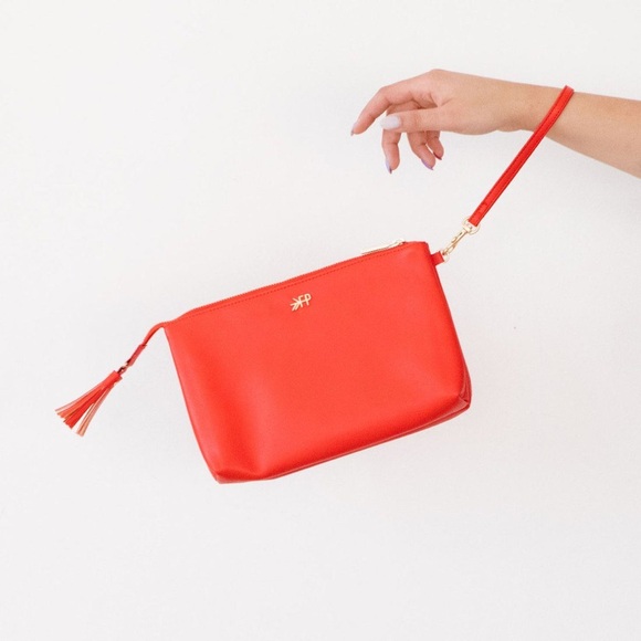 FRESHLY PICKED Poppy Classic Clutch red diaper bag‎ clutch water resistant - Picture 1 of 5